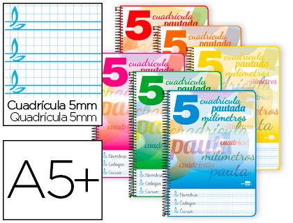 (PACK.10) CUADERNO PAUTAGUÍA 4º 40 HOJAS PAUTADA 5