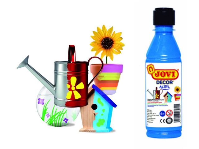 JOVI PINTURA ACRILICA BOTE 250ML AZUL 68021