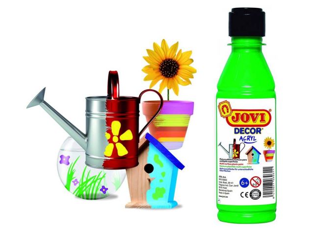 JOVI PINTURA ACRILICA BOTE 250ML VERDE  68017