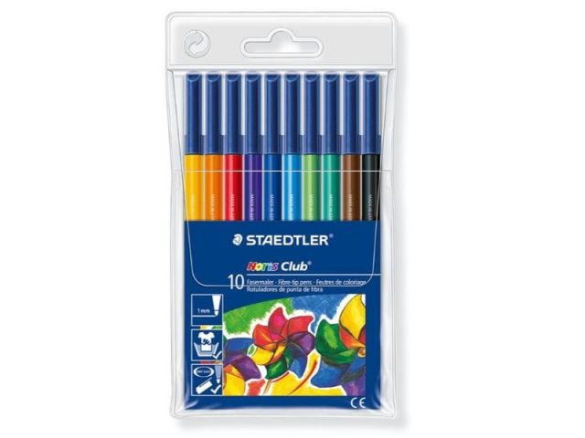 ROTULADOR STAEDTLER 10 COLORES SLIM NORIS 326WP10