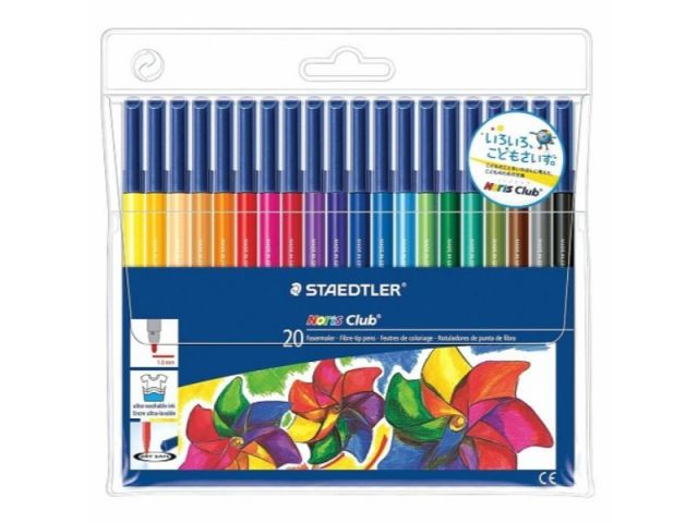 ROTULADOR STAEDTLER 20 COLORES SLIM NORIS 326WP20