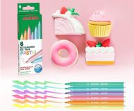 ALPINO ESTUCHE 6 ROTULADOR COLORES PASTEL AR001004