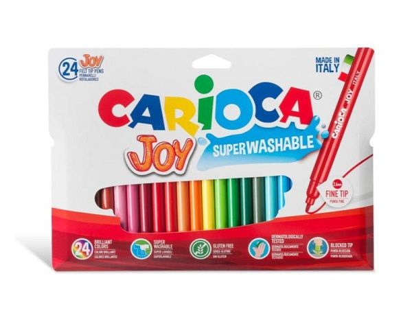 ROTULADOR CARIOCA 24 COLORES JOY 40615