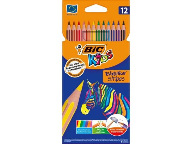 BIC EST.12 LÁPICES COLOR STRIPES 950522