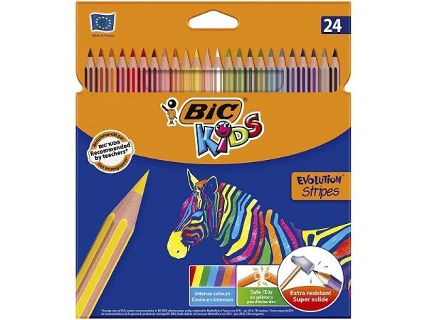 BIC EST.24 LÁPICES COLOR STRIPES 950525