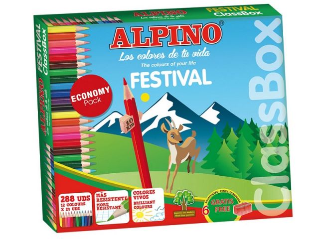 ALPINO ESTUCHE CLASSBOX 288 LÁPICES C0131992