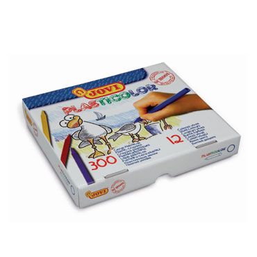 JOVI SCHOOL PACK 300 CERAS PLASTICOLOR 929