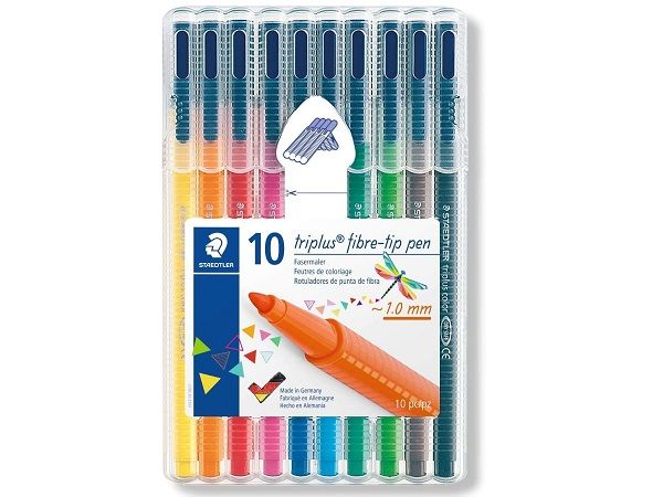 ROTULADOR STAEDTLER 10 COLORES 323 TRIPLUS 323SB10