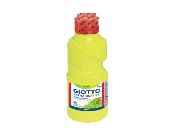 GIOTTO BOTE TÉMPERA 250ML FLUOR AMARILLO 531101