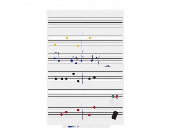 RD. SKINMUSIC PIZARRA100X150 6 PENTAG.RD-6421RM BL