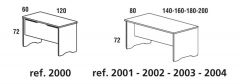 ROCADA MESA WORK 160x80cm   2002