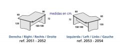 ROCADA MESA WORK L IZQUIERDA 180x120cm   2054