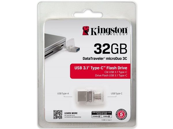 KINGSTON MEMORIA USB D.TRAVELER MICRO DUO 3.0 32GB
