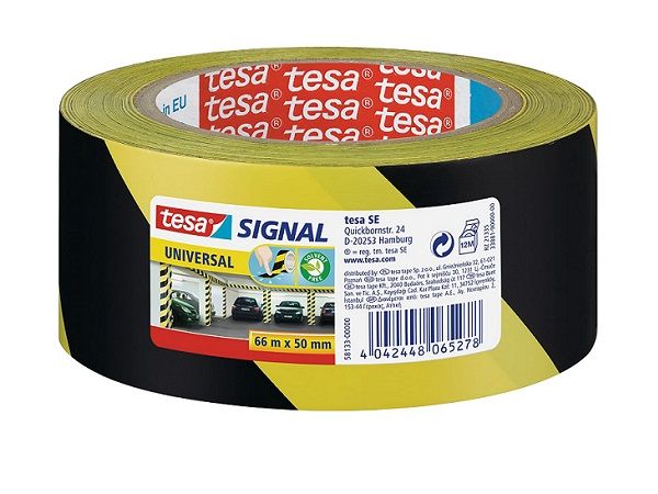 TESA CINTA SEÑALIZACIÓN PP N/A ADHESIVA 50mmx66mt.