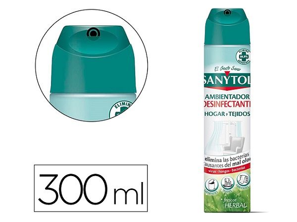 SANYTOL SPRAY DESINFECTANTE 3 EN 1 300ML