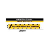 ROLLO PRECINTO DISTANCIA SEGURIDAD 7cm x 25 metros