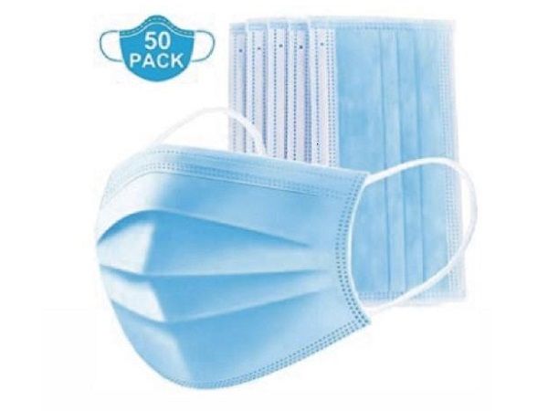 PACK.50 MASCARILLAS PROTECCIÓN  3CAPAS