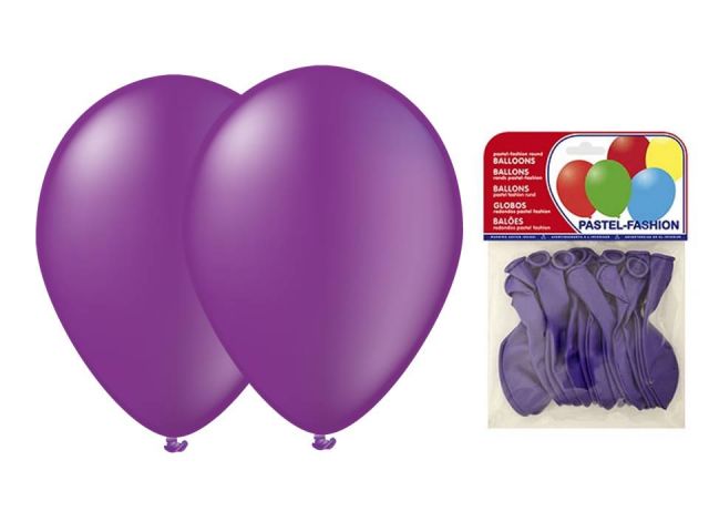 PAQ. 20 GLOBOS HINCHABLES LILA  PASTEL