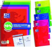 PACK 5 CUADERNOS FOLIO 4X4 OXFORD PP VIVOS