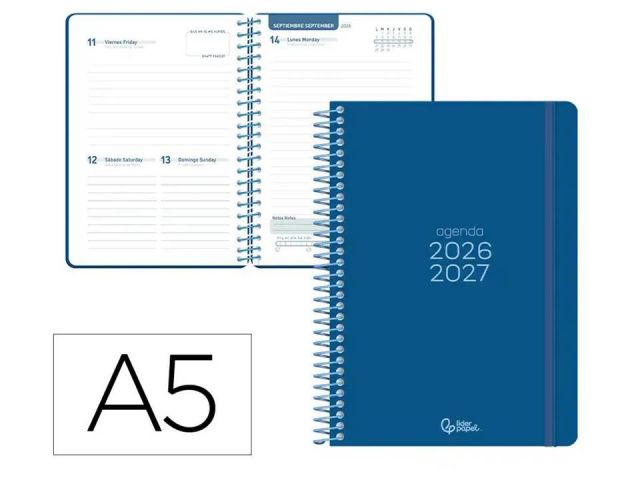 LDP AGENDA ESCOLAR A5 PP BASIC DÍA PÁG 26-27  AZ