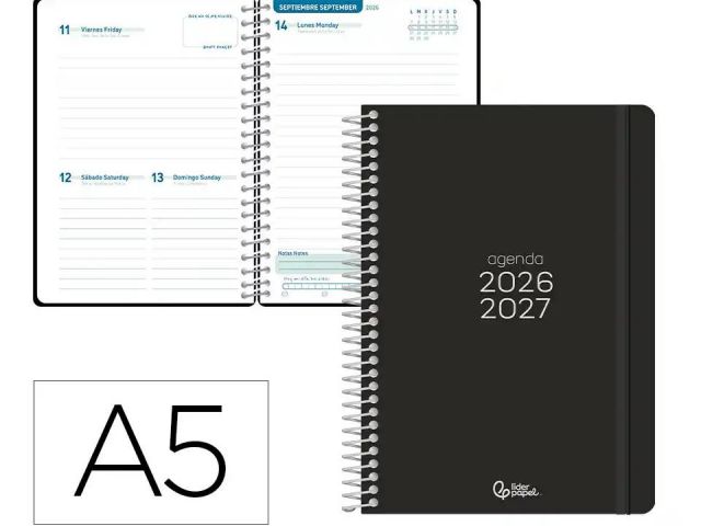 LDP AGENDA ESCOLAR A5 PP BASIC  DÍA PÁG 26-27  NG
