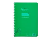CUADERNO PAUTAGUÍA A4  PP 80 HOJAS PAUTA 4MM