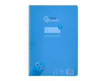 CUADERNO PAUTAGUÍA A4  PP 80 HOJAS PAUTA 4MM