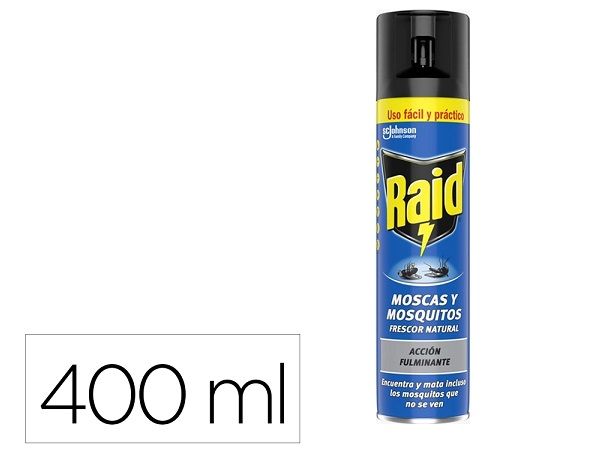 RAID INSECTICIDA RAID 400 SP MOSCAS Y MOSQUITOS