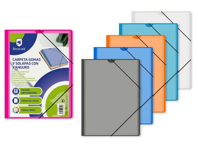 CARPETA GOMAS A4 PERSONALIZABLE BMK 329610