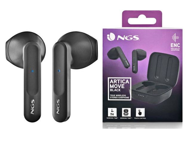 NGS ARTICA MOVE AURICULAR BLUETOOTH 5.3 NEG