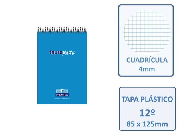 TAUROPLASTIC BLOC (85 x125 mm) 12º CUAD. 4X4 80H