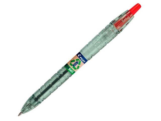 PILOT ECOBALL BOLIGRAFO ROJO  B2P BP-B2PEB-M-B