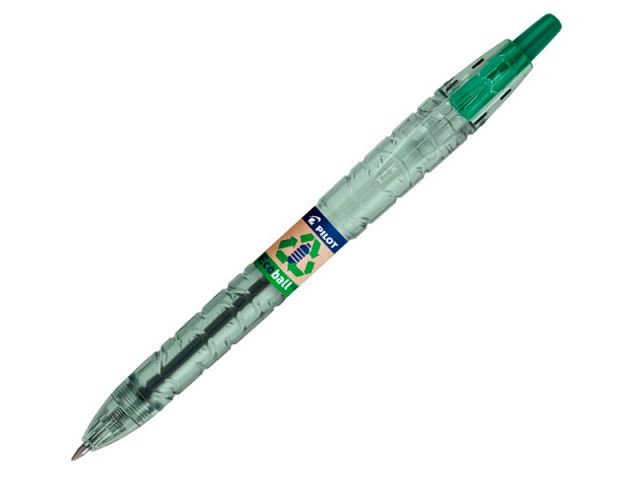 PILOT ECOBALL BOLIGRAFO VERDE  B2P BP-B2PEB-M-B