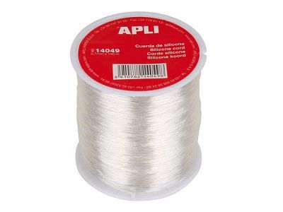 APLI BOBINA CUERDA SILICONA 0,7mm  X 100mt 14049