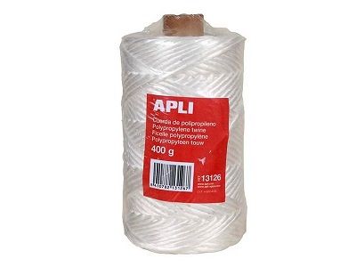 APLI BOBINA CUERDA POLIPROPILENO 400gr-240mt 13126