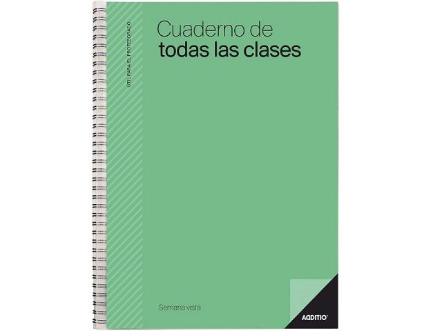 ADDITIO CUADERNO TODAS LAS CLASES SEMANA VISTA P222