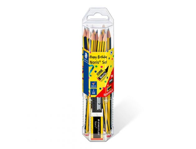 STAEDLER EST.12 LAPIZ NORIS HB 120-2 + AFILAP+GOMA