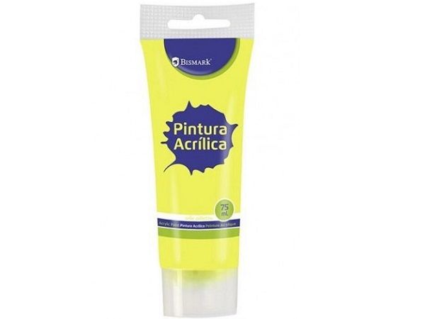 PINTURA ACRILICA BISMARK 75ML AMARILLO 328527