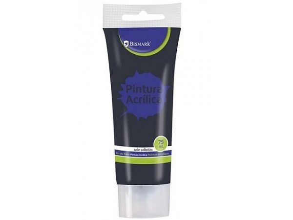 PINTURA ACRILICA BISMARK 75ML NEGRO 328519