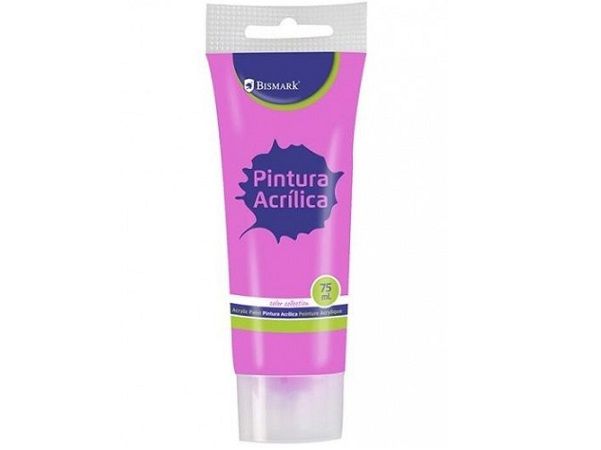 PINTURA ACRILICA BISMARK 75ML ROSA 328523