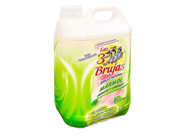 LAS 3 BRUJAS LIMPIADOR MARMOL PROFESIONAL 5 LITROS