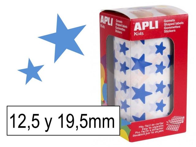 APLI ROLLO GOMETS ESTRELLAS AZUL 4888