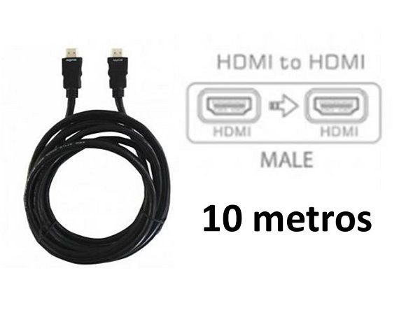 CABLE HDMI-HDMI MACHO/MACHO 10 MTRS  HM 3689