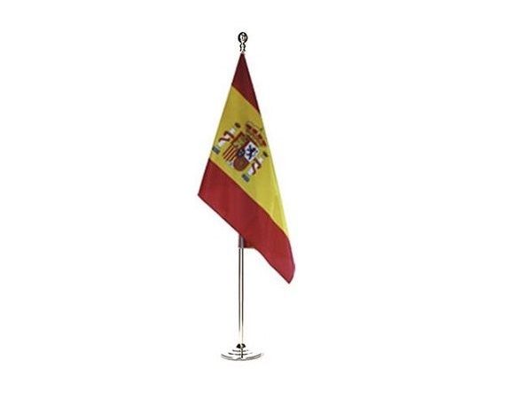 BANDERA CON MASTIL INTERIOR 1x1,5mt. ESPAÑA