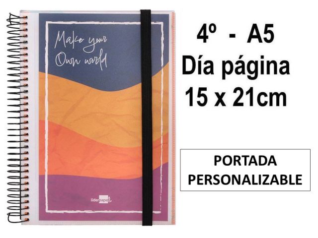 LDP AGENDA ESCOLAR A5 D/PAG. PERSONALIZABLE  23/24