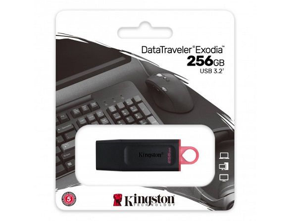 KINGSTON MEMORIA USB DATA TRAVELER EXODIA 3.2 256B