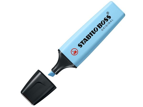STABILO BOSS MARCADOR PASTEL AZUL VENTOSO 70/112