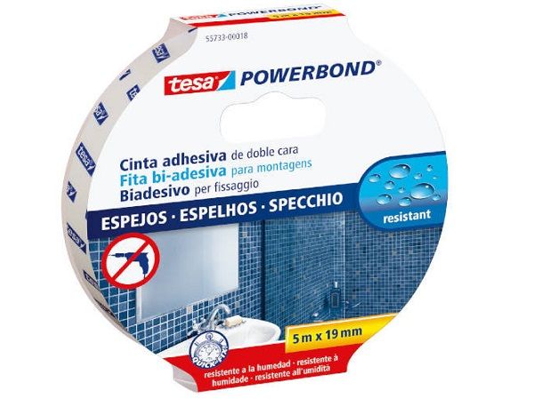 TESA POWERBOND C.MONTAJE MIRROR 5mtx19mm 55733