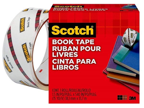 SCOTCH CINTA ADHESIVA 845 PARA REPARACIÓN LIBROS