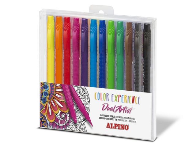 ALPINO 12 ROTULADORES DUAL ARTIST  AR000186